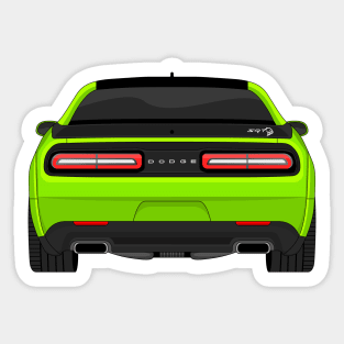 HELLCAT REAR LIME Sticker